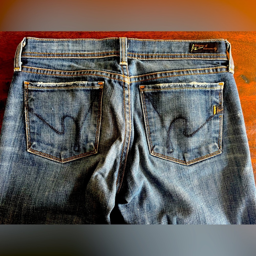 Citizens Of Humanity Women's Straight Leg Jeans - Medium Blue